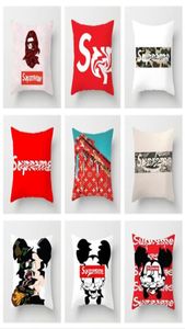 Classic Designer Sinage Pillow Case Cushion Cover Letter Classic Brand SU Red Pattern 45x45cm para Decoração de Decoração Home ProphCAS5096809