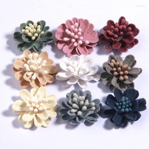 Fiori decorativi 10pcs 2,5 cm Colorful artificiale Fiorio