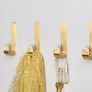 Крючки чистый латунный металлический крюк для ванной комнаты туалетная кухня j без нормовых гвозди.