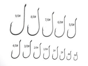 Rompin 50pcllot 8299 Hook rybacki Octopus Znębika Znęty Zakończenie rybnych rozmiaru stali węglowej 9010 1 2 4 69611737