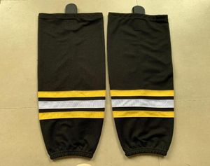 New Kids Młodzież Mężczyźni Błękitne skarpetki hokejowe Black Training Sockin