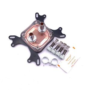 CPU Water Cooling Block 3 Mm Copper Base General Purpose Computer CPU Water Cooling Block Replacement for INTEL/AMD