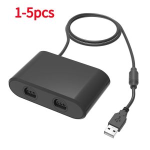 Tillbehör N64 Adapter Support Turbo Wireless USB Adapter 2 Ports USB Wireless Controller Adapter Ingen fördröjning för Switch/OLED Model PC Windows