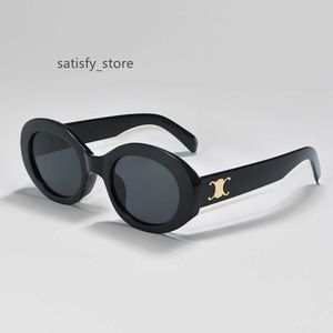 패션 디자이너 선글라스 여성 남성용 선글라스 작은 압착 프레임 타원형 안경 프리미엄 UV 400 태양 안경 해변 럭셔리 럭셔리 선글라스