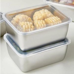 Förvaringsflaskor lufttäta behållare för livsmedelsorganisatorlådor köksorganisation förseglad container rostfritt stål box hem