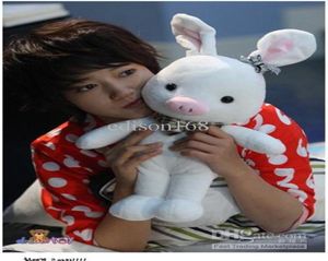 New 55cm Cleanrance High quality Girl Pig Rabbit Doll SBS Drama quotu039r so beautiful children kid gift toy3248100