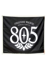 Firestone Walker 805 Пивной флаг 90x150см 100D Polyester Sports Outdoor или крытый клуб цифровой печать и флаги Whole1031150