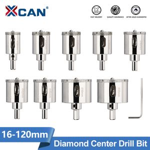 XCAN Drill Bit Positioning Diamond Coated Center Drill Bit 6-120mm Hole Saw Cutter Hole Opener for Drilling Tile Marble Glass