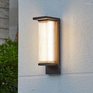 Lampa ścienna Outdoor Courtyard Villa Wodoodporne oświetlenie ogrodowe ogrodowe