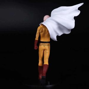 Action Toy Figures 20CM Anime ONE PUNCH-MAN 3 Figure Bald Saitama Tornado Standing Cloak Model Childrens Toys PVC Gift Static Collection Doll