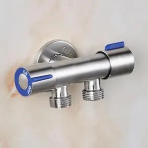 Bathroom Sink Faucets Faucet Double Handle Dual Control Nozzle Single Cold Spray Gun Stainless Steel Toilet Bibcock