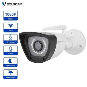 IP -камеры Vstarcam IP -камера Wi -Fi 1080p Outdoor CCTV Security Video Wireless 2MP Audio Audio Audio IPCAM Night Vision Home Camera 240413