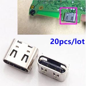 Аксессуары 20 шт. Тип зарядка USB -порт C Зарядное устройство Power Gack Замена разъема для Sony PlayStation 5 DualSense Wireless Controller PS5