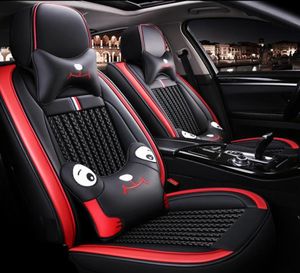 Universal Fit Car Interior Accessories Seat Cover för sedan PU -läderinledningsbara fem säten Full Surround Design Seat Cover för 6769528