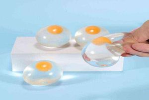 Squishy Egg Rubber Novelty Anti Stress Ball Squishy Big Liquid Fun Splat Egg Venting Balls Squeezing Toy Rolig gåva för barn Y12108474030