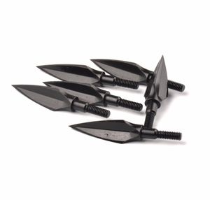 6st Broadhead Arrowhead Tip Point 125 Grain Steel för DIY Bow and Arrow Archery Hunting Shooting6303709