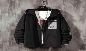 Men039S 트렌치 코트 캐주얼 대형 데님 재킷 그래픽 인쇄 여성 2021 New Hooded Coat Korean Streetwear Male Jackets 0VC3699393