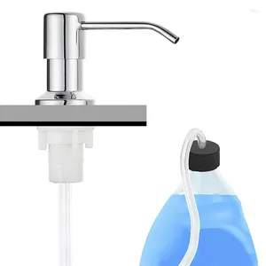 Liquid Soap Dispenser Kitchen Black ABS Plastic Sink Built-in Fluid Pump Bathroom Extension /