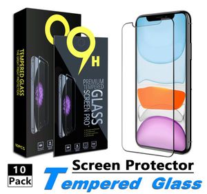 Kareen iPhone 12 11 Pro Max XR XS SE 2020 Tempererat glas för Samsung J7 J3 S7 A10E A20E LG STYLO 5 Moto E6 Clear Screen Protector7060434