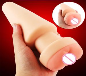 Silicone Pussy Ass Big Anus Plug Masturbatore Unisex Gay Sex Toys ENORME Plug del sesso anale Dildo per adulti Gambi di sesso per adulti T2009017832778