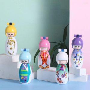 Storage Bottles 50ML Cute Doll Girls Empty Glass Perfume Bottle Atomizer Cosmetic Refillable Travel Spray 10pcs