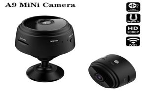 A9 1080p Full HD Mini Video Cam Camcorders Wi -Fi Cameras IP Segurança sem fio Câmera oculta Câmera de vigilância doméstico Night Vision S8574738