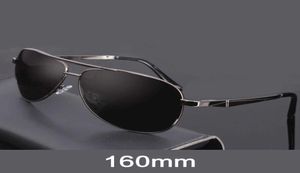 Evove 160mm Erkek Güneş Gözlüğü Polarize Büyük Boy Büyük Güneş Gözlük Anti Kutup Anti Havacılık Gözlük UV400 X08034041176