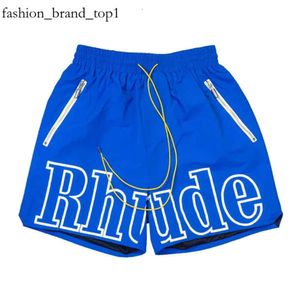 Rhude Designer Short Men Pant يضع السراويل السراويل السوقية والمريحة للأزياء الشعبية الجديدة S M L XI بوليستر فضفاضة تجفيف سريع Rhude Short 6629 4530