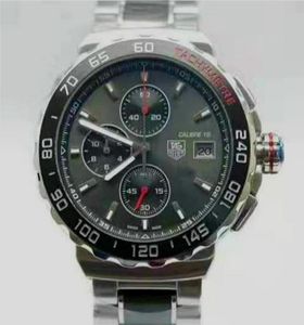 Mens Sport Watch F1 Wristwatches Montre Japão Quartz Movimento Cronógrafo Men Wristwatches Aço inoxidável Montre de Luxe1024731