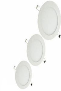 LED -Panel Downlight 3W 4W 6W 9W 12W 15W 18W 24 W Ultra dünne Flush -Deckenleuchten Glühlampe warmes weißes kaltes Weiß für Wohnzimmer D3717009