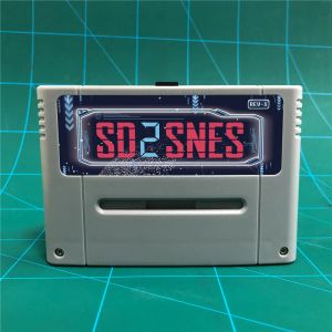 アクセサリー16ビットゲームコンソールの最新のSD2SNES REV XバージョンPro DIY 1200 in 1ゲームカートリッジ