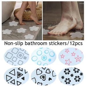 Bath Mats 12st/set Tile Floor Floor Adhesive Anti-Slip Stickers Swimming Pool Non-Slip Badrum Peva