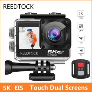 Fotocamere Action Camera 5K 4K60FPS 24 MP 2.0 TACCHI LCD EIS a doppio schermo Controllo WiFi Casco impermeabile Wifi Go Sport S9 Pro Video Registratore