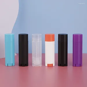 Förvaringsflaskor 1 st tom påfyllningsbar flaska 4.5 g plast Diy Lipstick Lip Tubes Portable Cosmetic Deodorant Containers för resor