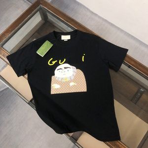 Summer Mens T Shirts Projektanci luźne tee marki mody Tops Mans swobodna koszula luksurys ubrania ulica stary mężczyzna ubrania rękawowe T koszule