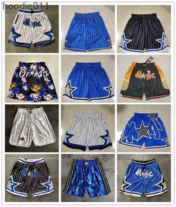 Men's Shorts OrlandoMagicmen Throwback Basketball Shorts pocketLEA0 C240413