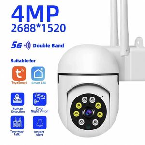 Telecamere IP 5G Tuya 3MP/4MP WiFi Smart IP Camera IP AI Detect Color Night Visillance Surveillance Camera Smart Life Monitor Smart Home 24413