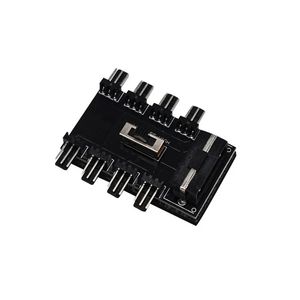 Wentylator 3-pin 3-pin PWM Molex Splitter Kabel wydobywczy 12V Adapter chłodnicy chłodzą