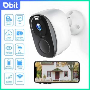 Kamery IP DBIT Wi -Fi Suralance kamera 3MP ochrona zabezpieczeń Outdorek IP Smart Home Nocne rejestrator wideo Bateria zasilana 24413