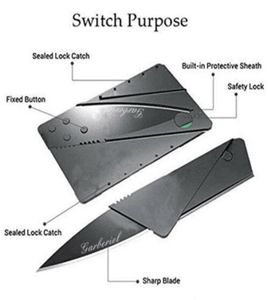 Lot Portable Credit Card Knives Folding Wallet Thin Pocket Survival Micro Knife5419450