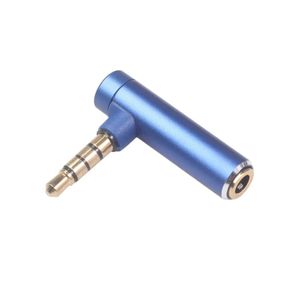 2024 3.5mm L Shape Audio Adapter 3.5 Jack Male To Female 90 Degree Audio Converter Adapter for Aux Speaker Cable Headphone Car Jack for