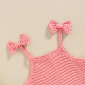 Mädchenkleider Fernvia Kleinkind Baby Sommerkleidung 12 18 24 Monate 2t 3t 4t 5t eine Linie ärmellose Kleid Outfits