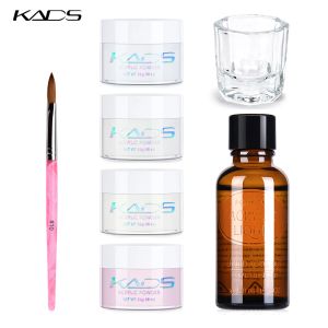 Decorations Kads Acrylic Powder Set Nail Extension Manicure Tools Set Acrylic Liquid Nail Kit Nail Uv Gel Polish White Carving Nail Power