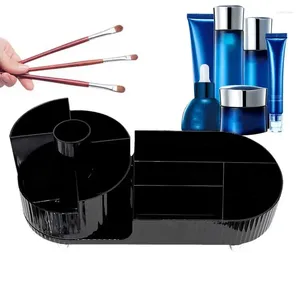 Pudełka do przechowywania stół top makijaż organizator wielofunkcyjny duży podzielony stojak na szminki eyeliner pen brwi ołówek kosmetyki