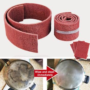 Diamond Sand Cleaning Cloth Sponges Caspian Stone Pot Clean Brush Rust Eraser Grit Scouring Pads For Rust Removal Dropshipp U3O8