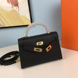 Sacchetti designer borse da donna borse borse borse personalizzabili a mano a mano maniglia togo borsetta nera borsela traversa in pelle in pelle dimensioni mini 19 cm