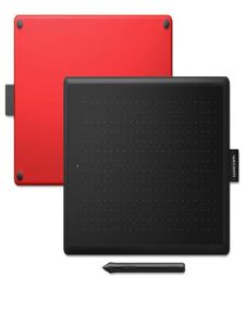 Новый от Wacom CTL472 CTL672 Цифровой графический рисунок таблетка Small Medium 2048 Уровень давления BlackRed Color5560409