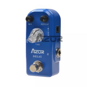 Kablar Azor AP306 Fördröjningsgitarreffekt Pedal Mini Pedal Fördröjningsgitarrpedal Mikropedaleffekt Gitarrtillbehör Guiter av god kvalitet AP306