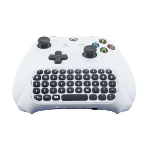 Akcesoria dla Xbox One S Chatpad Mini Gaming Klawiatura bezprzewodowa Klawiatura czatu z Audio/zestaw słuchawkowy Jack dla Xbox One Elite Slim Gam