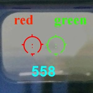 3X Hologram Tactical Optics Scope Sight with Flip-up Mount 553 558 Red Green Dot Sights for 20mm Rail Scopes Hunting Accessory